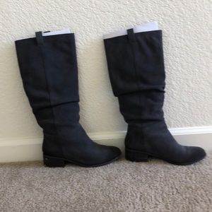 BP “Traffic” Charcoal Grey sueded slouchy boots